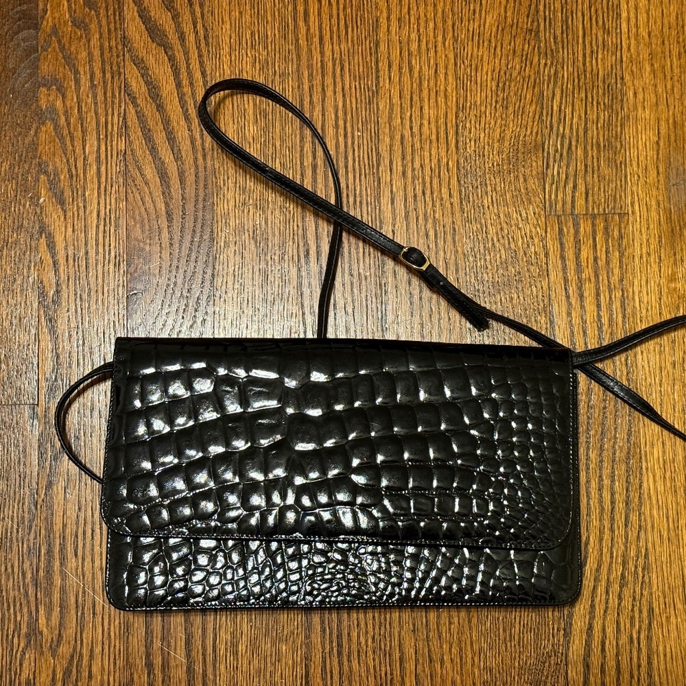 Saks Fifth Avenue Patent Handbag